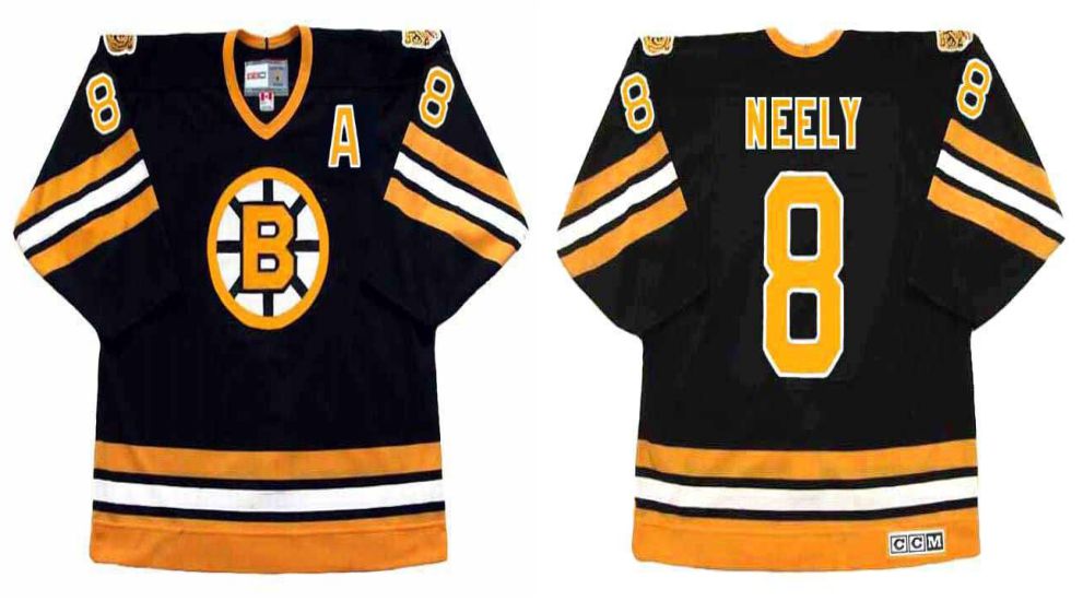 2019 Men Boston Bruins 8 Hodge Black CCM NHL jerseys2